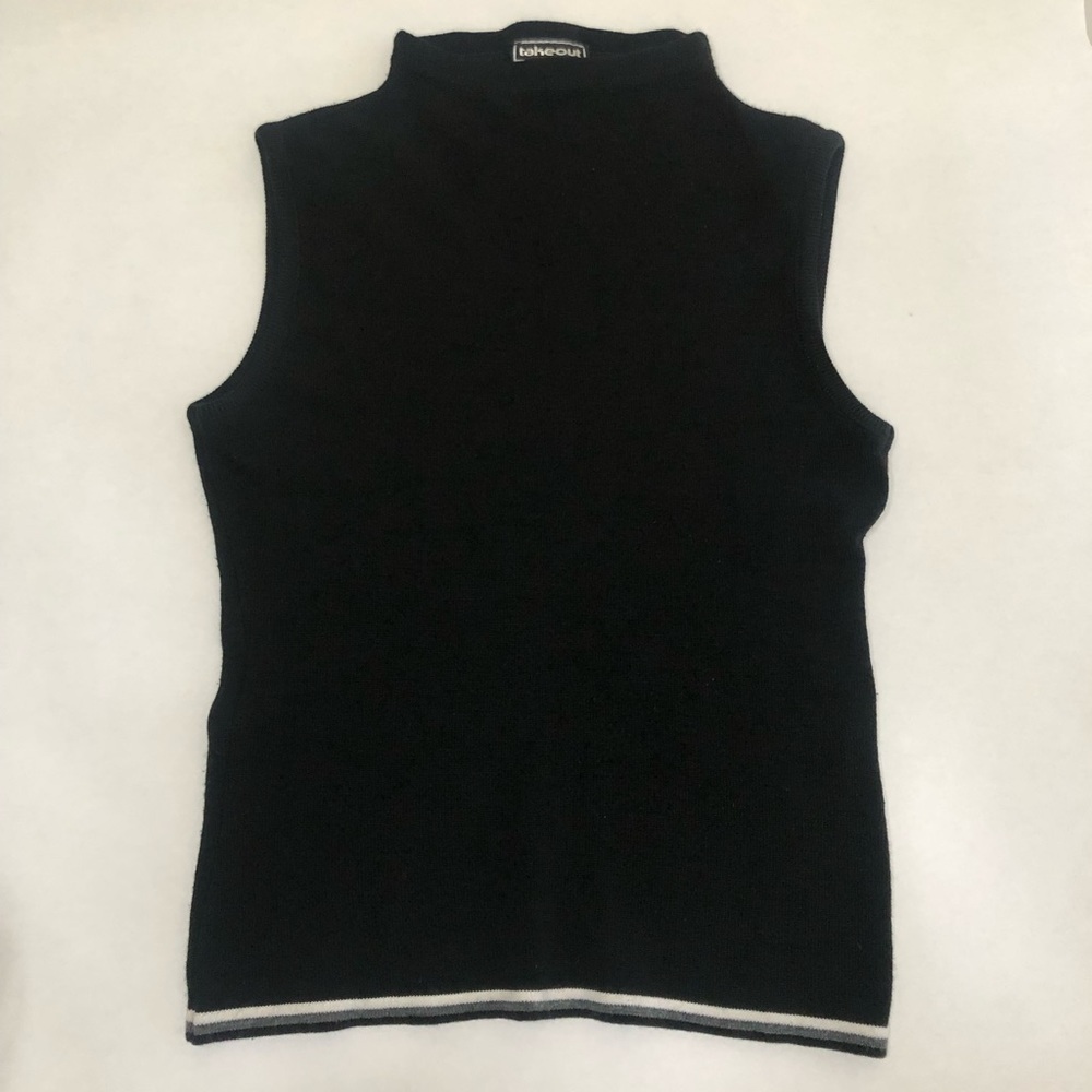 Vintage Mockneck Knit Tank